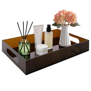 Acacia Wood Serving <b>Tray</b> Walnut <b>Oil</b> Finish | Handcrafted Wooden Platters Wholesale India - Product Image 2