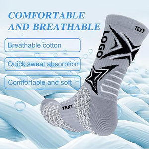 Athletic Ankle <b>Socks</b> Jacquard Geometric Pattern Breathable Spandex <b>Polyester</b> Basketball Sports <b>Socks</b> for Adults Summer - Product Image 6
