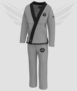 ชุดกิโมโนศิลปะการต่อสู้แบบถักน้ำหนักเบามีมุกชุด JJ jji Jitsu สำหรับฝึกซ้อมโลโก้ที่กำหนดเอง - Product Image 5