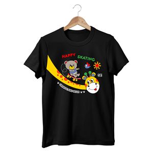 Camiseta informal de manga corta con cuello redondo y diseño de animales adorables de primera calidad, 100 % algodón, transpirable, para niños y unisex - Product Image 1