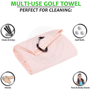 Serviette de golf élégante au design minimaliste pour les golfeurs, les sportifs et les vendeurs en ligne (en forme de chaussette) - Product Image 2