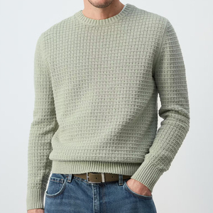 Pulls en tricot de haute qualité pour hommes, style urbain, confortables, souples, respirants, légers, pour le streetwear et les activités de plein air, prix de gros - Product Image 1