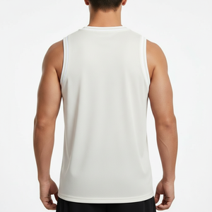 Camiseta de baloncesto de secado rápido para hombre, camiseta sin mangas de malla que absorbe el sudor, camiseta deportiva, chaleco de entrenamiento, venta al por mayor - Product Image 2