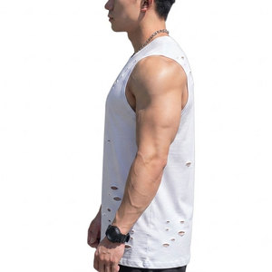เสื้อกล้ามผู้ชายแฟชั่นทันสมัย ผลิตจากผ้าฝ้ายน้ำหนักเบา ราคาถูกที่สุด - Product Image 3