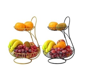 Panier à fruits en métal le plus demandé, prix d'usine, emballage personnalisé, vente en gros, bol à fruits en métal très vendu - Product Image 1