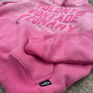 Winter Woven Heavyweight Cotton Vintage Style Streetwear <b>Hip</b> Hop Pullover Hoodie <b>for</b> Men with Custom Printing and Pocket - Product Image 5