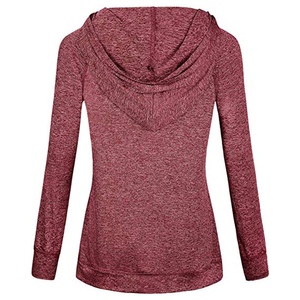 Sudadera con Capucha Extra Grande para Mujer, Transpirable, Informal, para Otoño, con Estampado y Felpa Lisa - Product Image 6