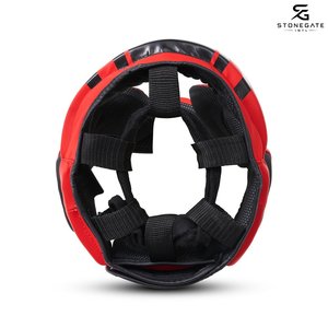 Protège-tête de kickboxing en cuir léger, réglable et respirant avec design personnalisé pour l'entraînement MMA 2026 - Product Image 4