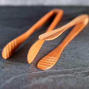 Top choice wooden <b>kitchen</b> <b>tongs</b> best quality natural wood <b>tong</b> for food grabbing made in India Offset with Custom logo Packing - Product Image 1