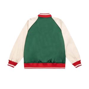 Chaqueta Varsity Informal de Tela Satinada al Por Mayor 2025, Hecha de Satén de Primera Calidad, la Mejor Tela - Product Image 2