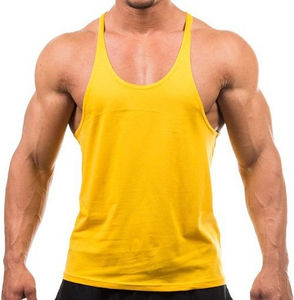 Camiseta sin Mangas de Algodón Suave para Hombre, Premium, al por Mayor, Antiencogimiento, Tejido Transpirable para Entrenamiento Físico - Product Image 6