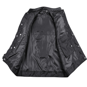 Chaleco de Cuero para Hombre, Ropa de Moda, Cómodo, Transpirable, para Motocicleta, Diseño Único, Color Personalizado - Product Image 6