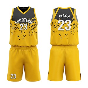 Uniformes de Baloncesto Reversibles, Conjuntos de Uniformes Deportivos de Malla con Diseño Sublimado, Nueva Llegada - Product Image 3