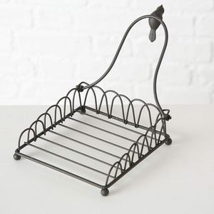 Servilletero de metal con forma de barco, diseño vintage, organizador decorativo de mesa - Product Image 6