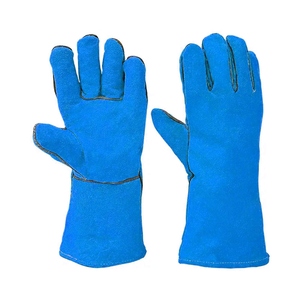 Guantes de Soldadura de Cuero Vacuno de Primera Calidad, Resistentes al Calor y a las Chispas, para Bomberos, Construcción y Barbacoa - Product Image 2