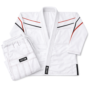 Kimono de Jiu-Jitsu brésilien léger et de qualité supérieure, avec logo personnalisé, tissage perlé, coton doux et résistant, idéal pour l'entraînement. - Product Image 1