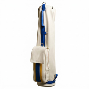 กระเป๋ากอล์ฟหนังสั่งทำขายส่ง ดีไซน์เองได้ น้ำหนักเบา สีพื้น คุณภาพสูง สีขาว กระเป๋ากอล์ฟหนังสำหรับเล่นโปโล - Product Image 2
