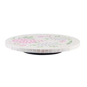Vietnamese Design Mother of Pearl Lazy Susan Turntable Decorative Round Rotating <b>Tray</b> for Dining Table Good Price - Product Image 2