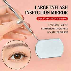 Eyelash Grafting Inspection <b>Mirror</b> MAde With Stainless Steel Anti Fog Fundus Observation <b>Small</b> <b>Mirror</b> Eyelash Beauty Shop Tool - Product Image 6