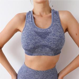 Breathable Custom LOGO Spandex Wholesale Backless High Quality Seamless Women sportswear Gym Yoga Sports Bra For Women Fitness - Product Image 5