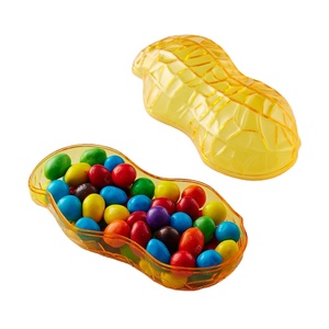 Kwang Hsieh boîtes d'emballage de bonbons en vrac en plastique de qualité alimentaire en forme d'arachide personnalisées pour chewing-gum et gelée - Product Image 3
