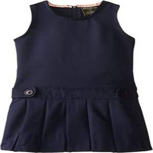 Uniforme Escolar Unisex de Algodón con Botones para Niños, Falda y Camisa de Manga Corta, Transpirable, Color Personalizado - Product Image 3
