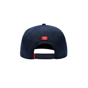 OEM Waterproof Performance Golf Hat Custom Patch Logo Laser Perforation 5-Panel Breathable <b>Snapback</b> <b>Cap</b> Made in Vietnam - Product Image 4