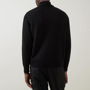 Nuevo Diseño Chaqueta Cárdigan de Invierno para Hombre Azul Marino con Cierre Frontal de Cremallera, Puños Acanalados, Resistente al Viento, Transpirable y Personalizable - Product Image 2