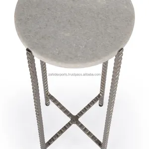 Luxury Designer Portable Modern Coffee Table Metal Top <b>Gold</b> <b>Frame</b> Living Room Soft-Edge Slab Style Adjustable Height - Product Image 3