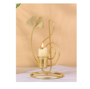 <b>Rustic</b> Farmhouse Metal Candle Holder Vintage Decorative Candle Stand For Table Decoration - Product Image 6