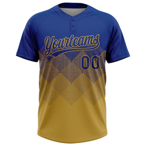 <b>Custom</b> Two Button Baseball <b>Softball</b> Jersey <b>Uniform</b> Youth Adults Men Women Athletic Sportswear - Product Image 2