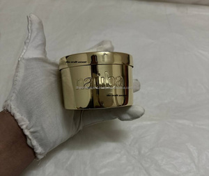 Vente en gros de pots à bougies miniatures de luxe en laiton de haute qualité, couvercle poli, fabrication artisanale, résistant à la chaleur, écologique, décoration intérieure, métal vide - Product Image 4