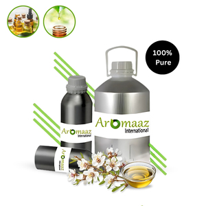 น้ำมันหอมระเหยมานูก้าบริสุทธิ์ 100% จาก Aromaaz International ได้รับการรับรองมาตรฐาน GMP และ ISO ผลิตด้วยวิธีการกลั่นด้วยไอน้ำ ช่วยฟื้นฟูผิวบริเวณรอยคล้ำ เหมาะสำหรับทุกคน - Product Image 5