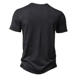 Camiseta de polo de algodón 100% de alta calidad para hombre, manga corta, 180 gramos, Color sólido, ropa informal de verano con cuello Henley - Product Image 6