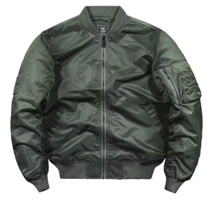 Blouson Bomber Unisexe Homme Femme Printemps Automne Style Aviateur Baseball Coupe-Vent Décontracté Entièrement Zippé - Product Image 2
