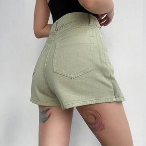Falda Casual de Verano para Mujer, Estilo High Street, Larga hasta la Rodilla, Transpirable, de Algodón, con Hebilla, Bordada, Sexy, para Chicas - Product Image 2