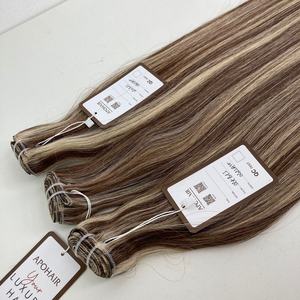 Extensiones de trama de cabello Remy de Color Balayage de la mejor calidad, tejido de cabello humano vietnamita crudo de estilo recto - Product Image 2