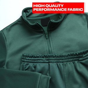 Ensemble de survêtement pour homme de haute qualité, extensible, avec logo personnalisé, vêtements de sport respirants pour la course et l'entraînement - Product Image 5
