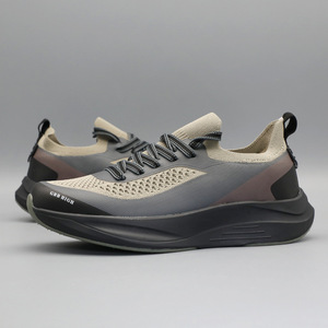 Breathable Mesh Men Casual Sports Shoes Spring Summer Outdoor Low Top Lace Up <b>Sneakers</b> Thick Sole Shock Absorption Footwear - Product Image 3