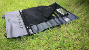 Estuche de Cuero Genuino para Cuchillos de Chef, Caja de Almacenamiento Profesional para Herramientas Culinarias, Organizador de Cocina a Prueba de Olores - Product Image 6