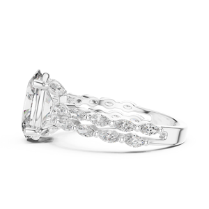 High Polish 925 Sterling Silver Moissanite <b>Diamond</b> <b>Ring</b> Wholesale Jewelry Factory OEM Manufacturer - Product Image 2