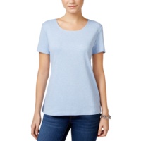 T-shirt Classique Multicolore Formel Écologique pour Femme, Respirant, Col Rond, Manches Courtes, avec Appliques à Carreaux, Vêtements pour Adultes et Filles