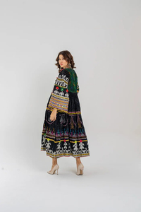 Robe afghane vintage avec broderie artisanale, robe afghane unique et confortable, robe Kuchi pour femmes, vente en gros OEM - Product Image 6