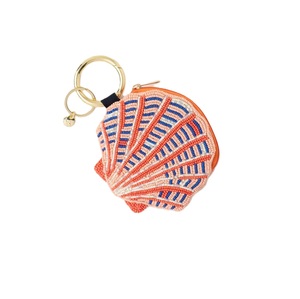 Elegante llavero y colgante para bolso bordado con cuentas de semillas, hecho a mano, ideal para regalo - Product Image 3