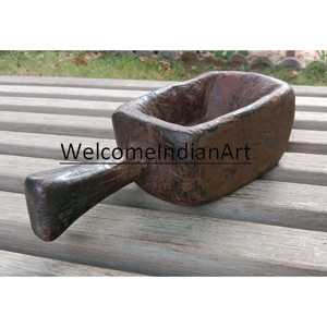 Cuchara de madera rústica vintage decoración del hogar estilo antiguo - Product Image 5