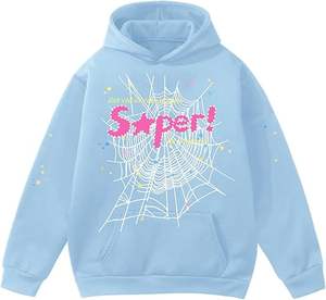 Sudadera con Capucha VVS 1.1 Spider, Diseño Inspirado en el Estampado 555, Corte Holgado, Disponible en Almacén de EE. UU. - Product Image 1