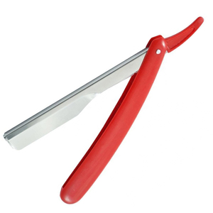 Navaja de Afeitar Recta para Hombre con Mango de Plástico, Logotipo Personalizado, Cuchilla Única, Afeitado Manual para el Vello Facial Masculino, Venta Caliente, MOQ Bajo - Product Image 6