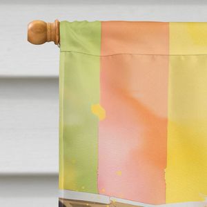 Jaune Labrador Hippie Grand Pôle Porche Décoratif Cour Bannière Multicolore Polyester Maison Taille Tenture Illustration Drapeau - Product Image 3