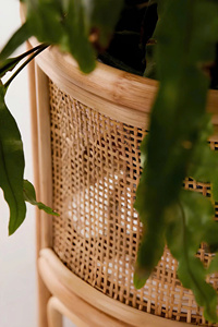 Wholesale Handicraft <b>Round</b> Rattan Planter Bohemian <b>Wicker</b> Plant Pot Elegant Woven Flower Pot for Indoor Garden Home Hotel - Product Image 2