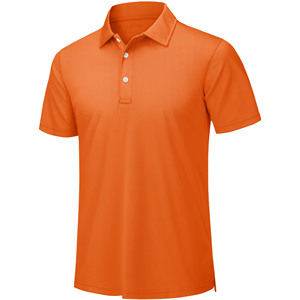 Camisetas Polo de Manga Corta para Hombre, Ligeras, de Color Sólido, Elásticas, Cómodas, Informales, para Verano - Product Image 1